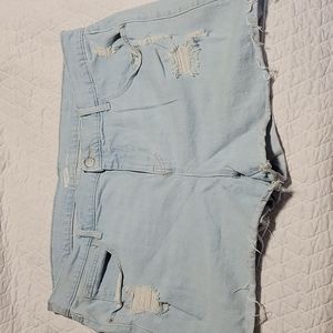 Light wash Jean shorts